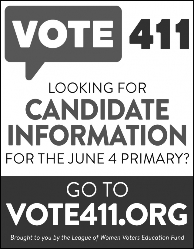 Candidate Information, Vote 411