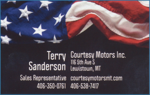 Sales Representative, Courtesy Motors Inc - Terry Sanderson