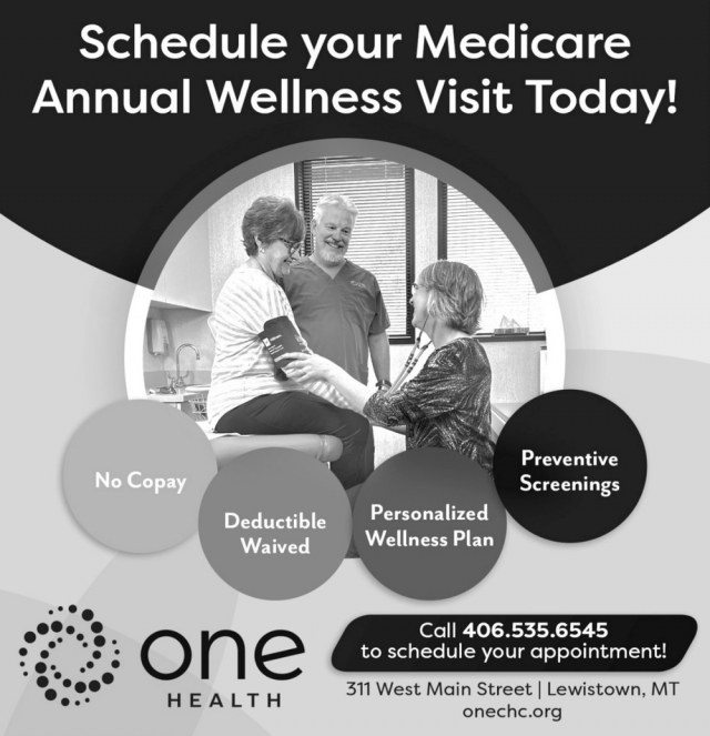 Schedule Your Medicare Annual Wellness Visit Today!, One Health - Lewistown