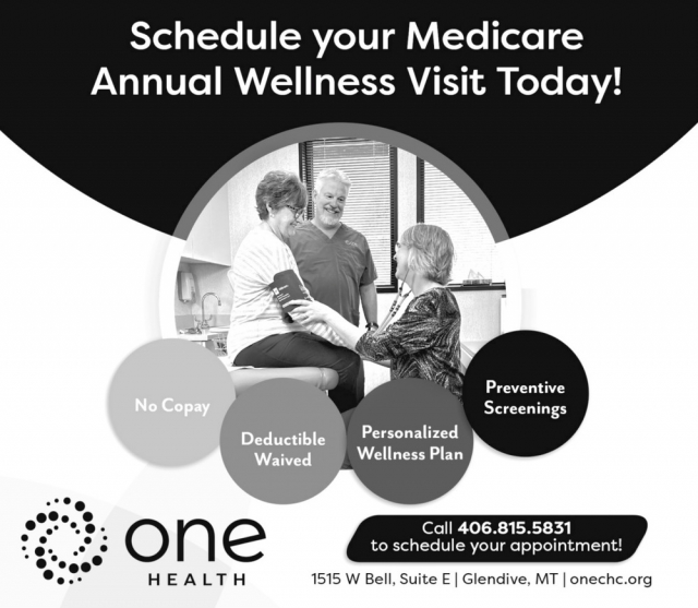 Schedule Your Medicare Annual Wellness Visit Today!, One Health - Lewistown, Lewistown, MT