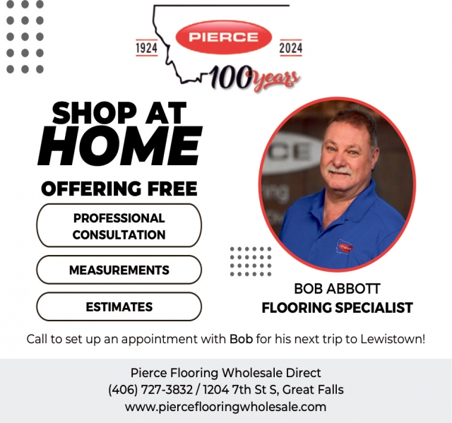 Shop at Home, Pierce Flooring Wholesale Direct, Billings, MT