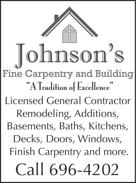Licensed General Contractor, Johnson's Fine Carpentry and Building, Laurel, MT