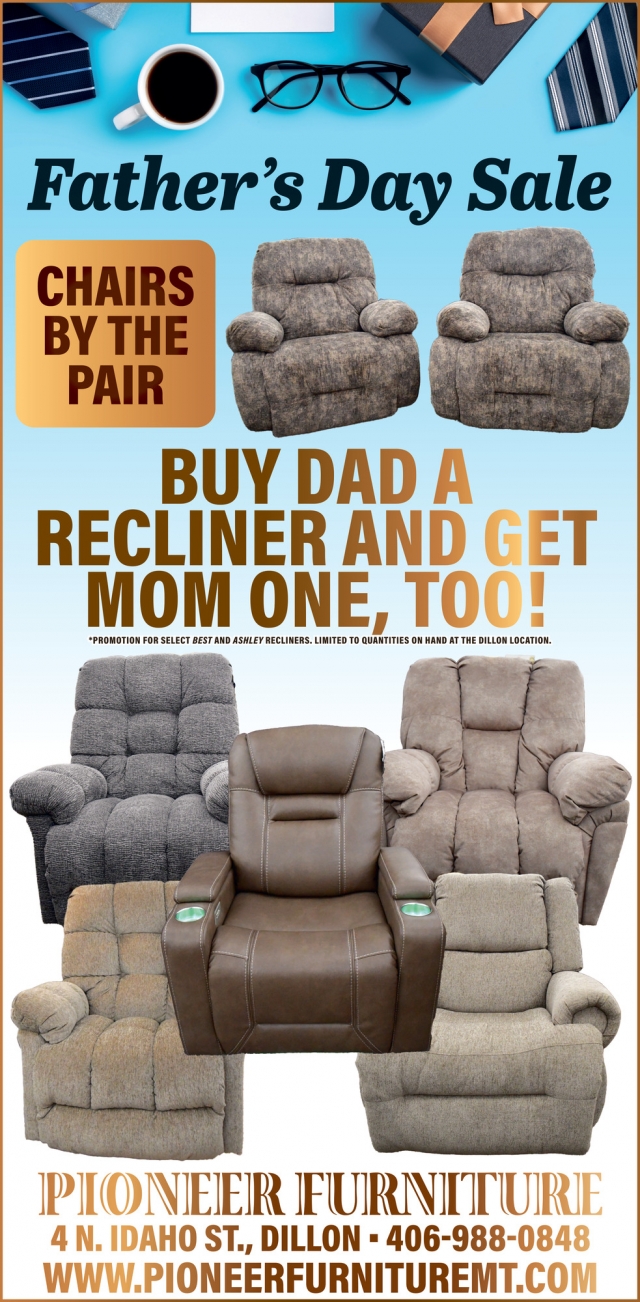 Father's Day Sale, Pioneer Furniture, Dillon, MT
