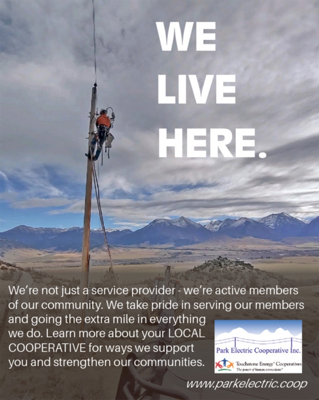 We Live Here., Park Electric Cooperative Inc