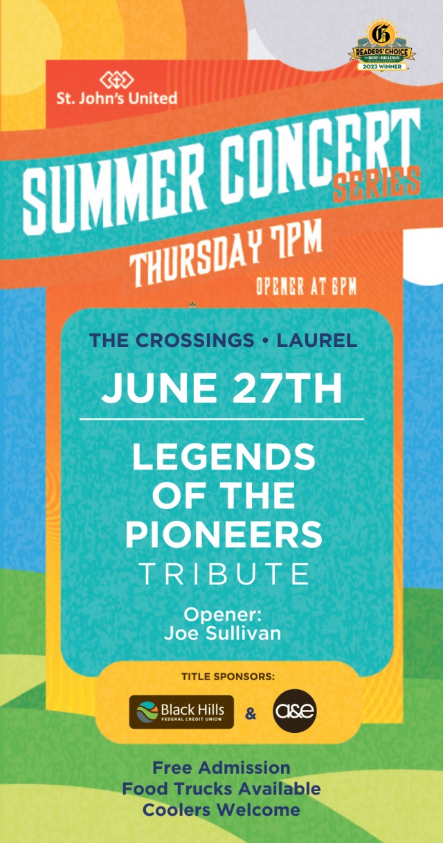 Legends of the Pioneers Tribue, Summer Concert Series (June 27, 2024)