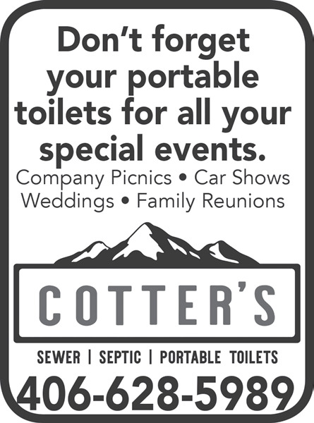 Sewer Septic Portable Toilets, Cotter's, Laurel, MT
