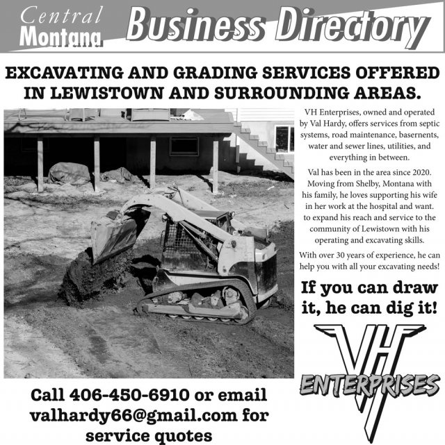 Business Directory, VH Enterprises, Lewistown, MT