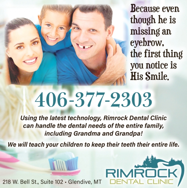 Dental Clinic, Rimrock Dental Clinic, Glendive, MT