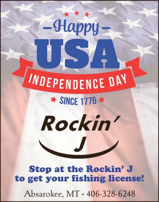 Happy USA Independence Day, Rockin J, Absarokee, MT