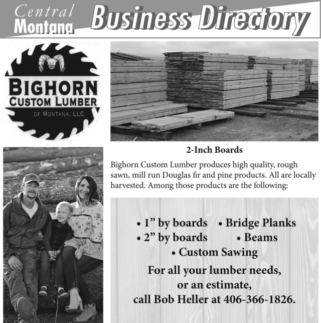 Bighorn Custom Lumber, Bighorn Custom Lumber, Lewistown, MT