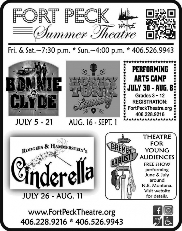 Summer Theatre, Fort Peck Theatre, Fort Peck, MT