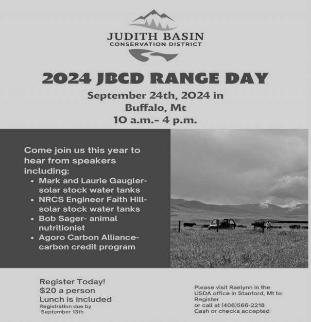 2024 JBCD Range Day, Judith Basin Conservation District