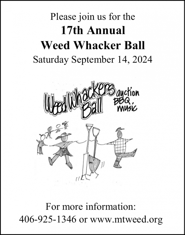 17th Annual Weed Whacker Ball, Montana Weed Control Association