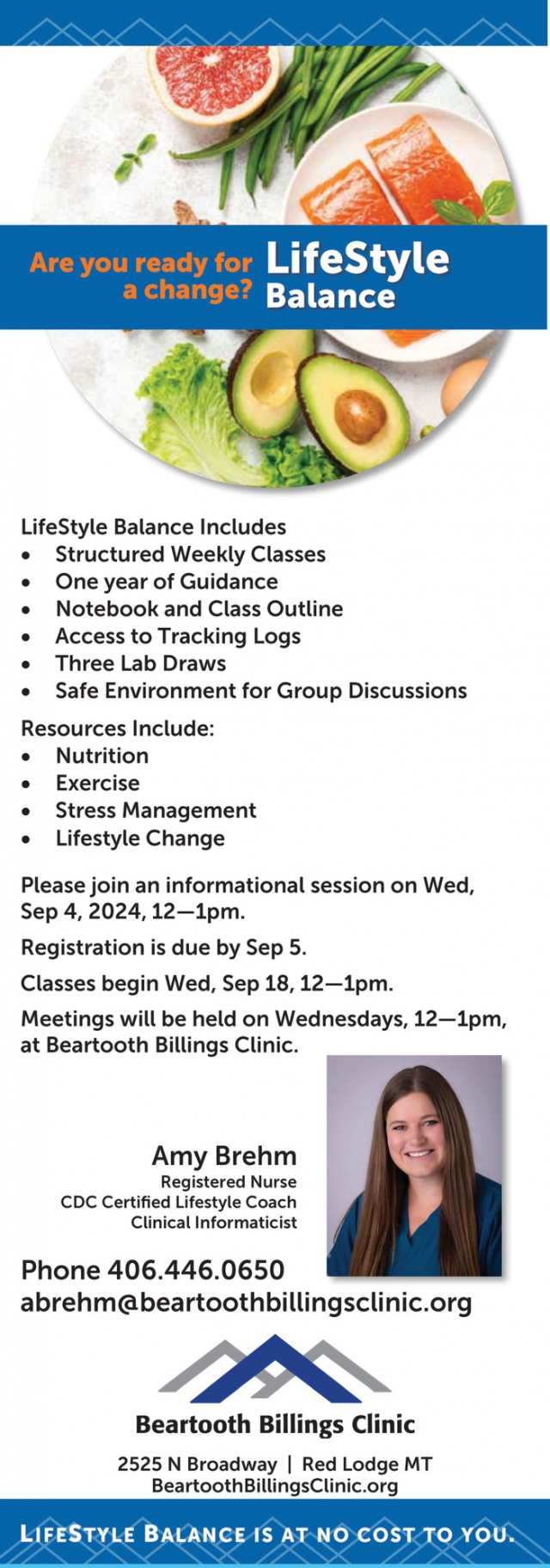 LifeStyle Balance, Beartooth Billings Clinic, Red Lodge, MT