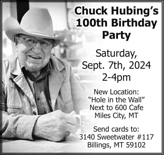 100th Birthday Party, Chuck Hubing's 100th Birthday Party