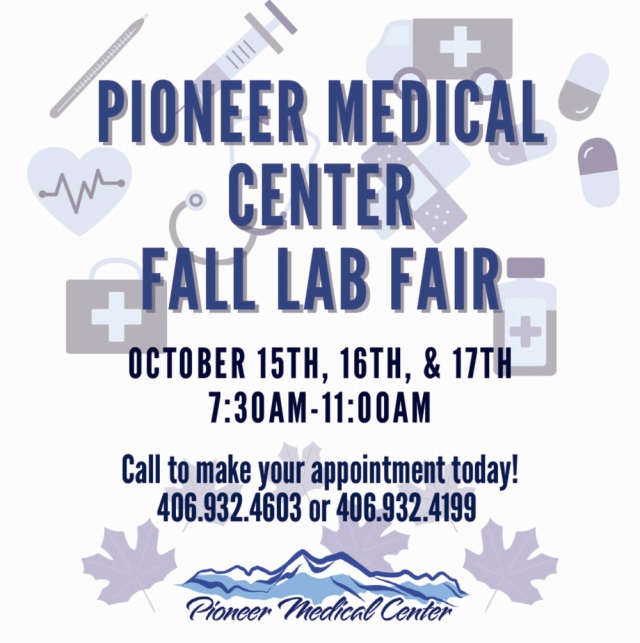 Fall Lab Fair, Pioneer Medical Center, Big Timber, MT