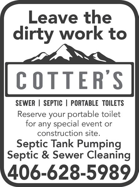 Septic Tank Pumping, Cotter's, Laurel, MT