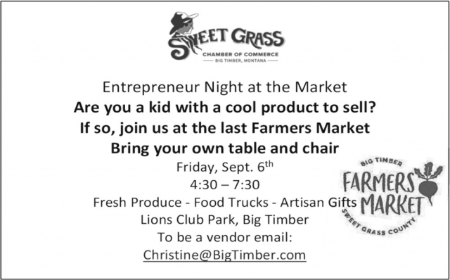 Fresh Produce!, Big Timber Farmers Market, Big Timber, MT