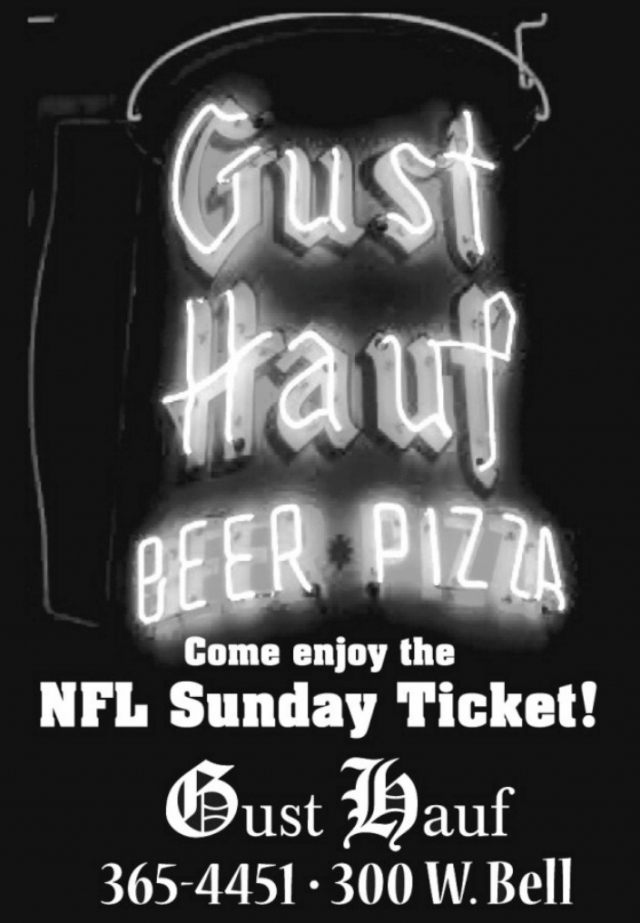 NFL Sunday Ticket!, Gust Hauf, Glendive, MT