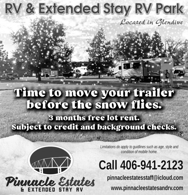 RV & Extended Stay RV Park, Pinnacle Estates & Extended Stay RV, Glendive, MT