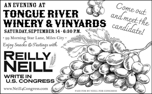 Reilly Neill, An Evening at Tongue River Winery & Vinyards (September 14, 2024)