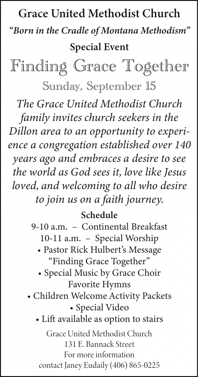 Finding Grace Together, Grace United Methodist Church