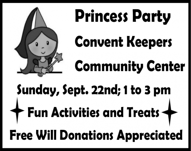 Princess Party, Convent Keepers Community Center