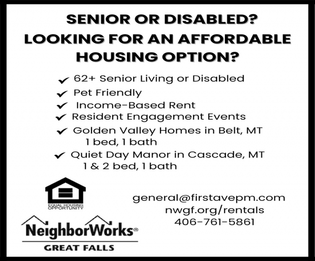 Senior or Disabled?, NeighborWorks - Great Falls