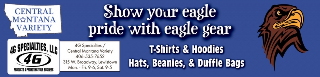 Show Your Eagle Pride with Eagle Gear, Central Montana Variety, Lewistown, MT