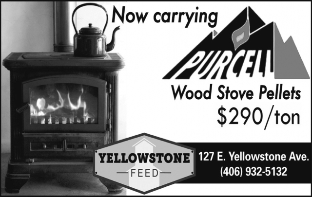 Wood Stove Pellets, Yellowstone Feed, Big Timber, MT