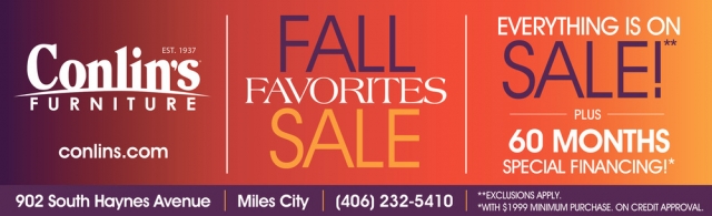 Fall Favorites Sale, Conlin's Furniture - Miles City, Miles City, MT