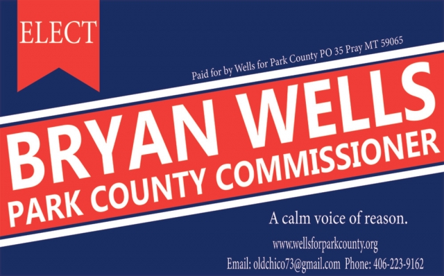 Elect for Park County Commissioner, Bryan Wells