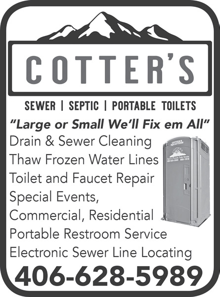 Drain & Sewer Cleaning, Cotter's, Laurel, MT