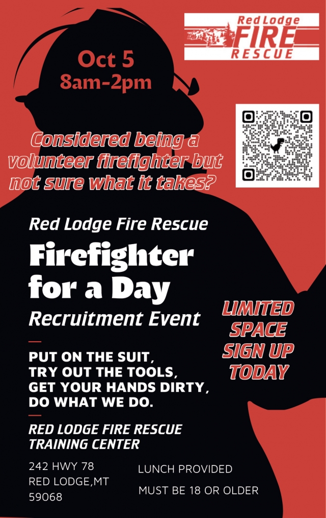 Firefighter for a Day, Red Lodge Fire & Rescue, Red Lodge, MT