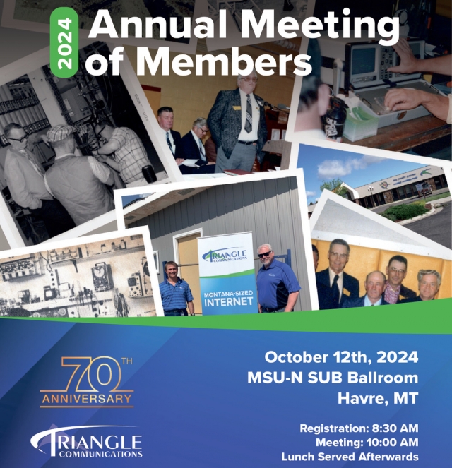 2024 Annual meeting of Members, Triangle Communications, Havre, MT