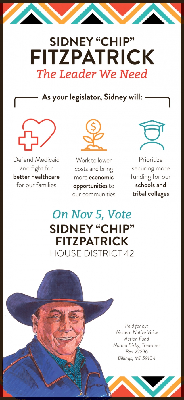 the Leader We Need, Sidney Fitzpatrick