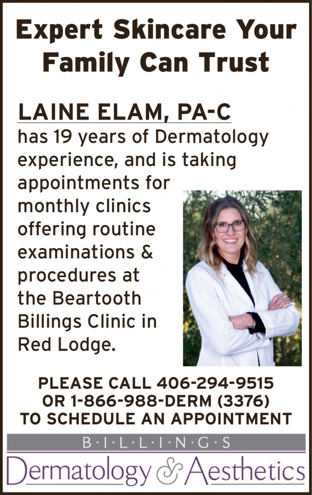 Expert Skincare Your Family Can Trust, Billings Dermatology & Aesthetics, Billings, MT