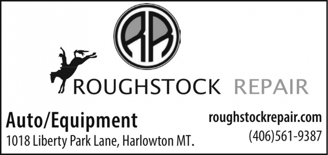 Auto/Equipment, Roughstock Repair