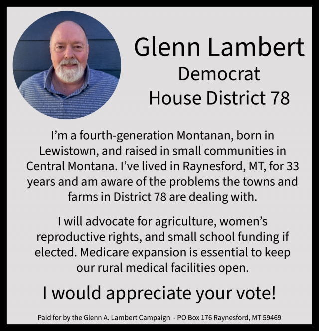 Democrat House District 78, Glenn Lambert