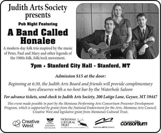 A Band Called Honalee, A Band Called Honalee at Stanford City Hall