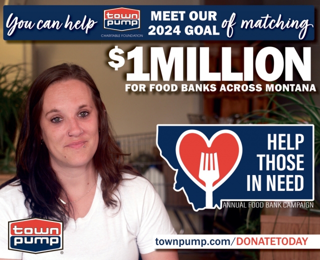 $1Million for Food banks Across Montana, Town Pump Charitable Foundation, Butte, MT