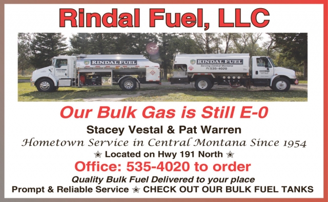 Quality Bulk Fuel Delivered to Your Place, Rindal Fuel, LLC, Lewistown, MT