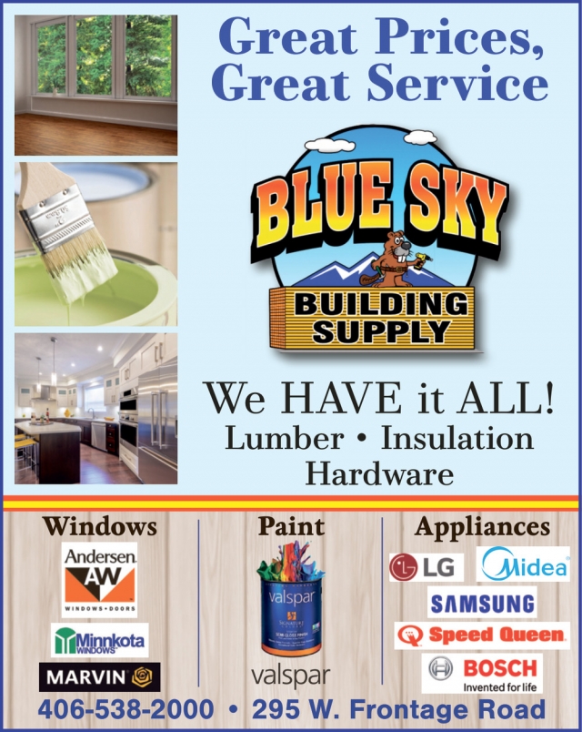 Building Supply, Blue Sky Building Supply, Lewistown, MT