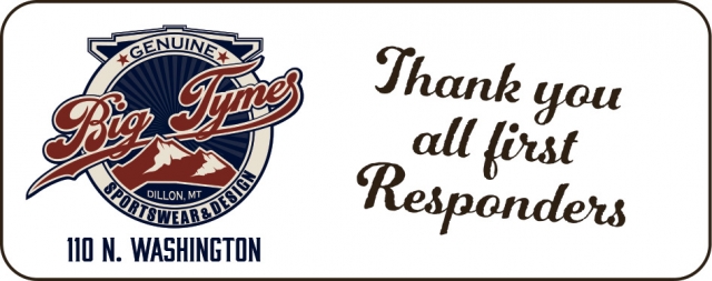 Thank You All First Responders, Big Tyme Sportswear & Design