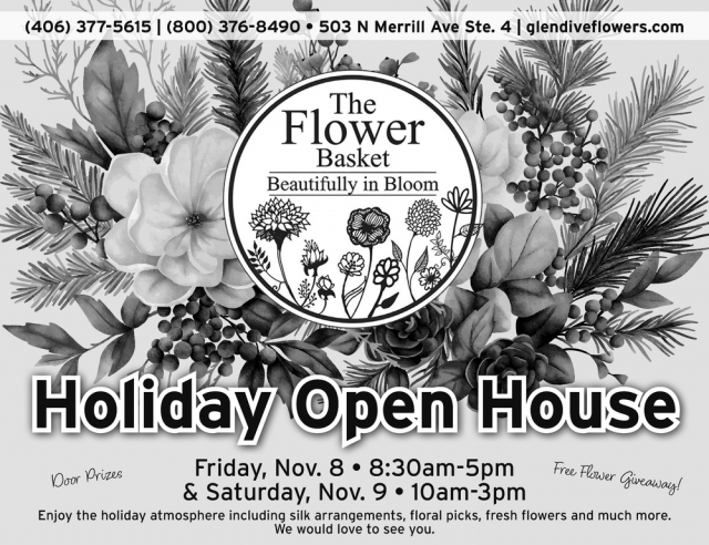 Holiday Open House, The Flower Basket