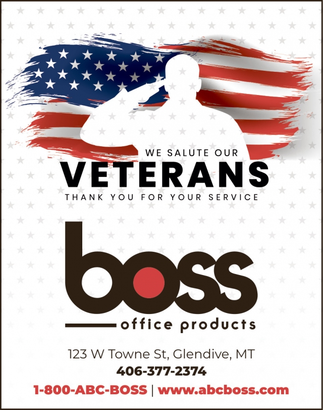 We Salute Our Veterans, Boss Office Products