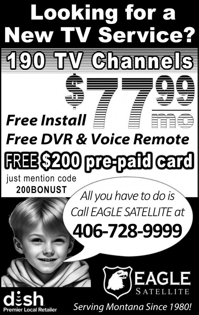 Looking for A New Tv Service?, Eagle Satellite