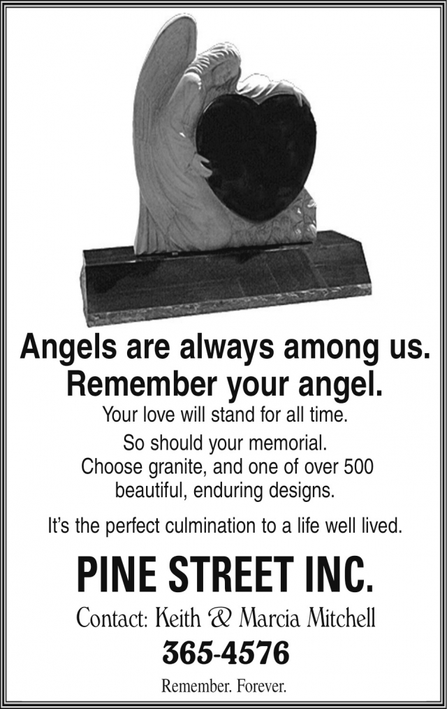 Angels Are Always Among Us., Pine Street Inc, Glendive, MT