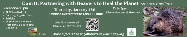 Partnering with Beavers, Gallatin Valley Earth Day, Bozeman, MT