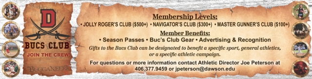 Membership Levels, Dawson Community College, Glendive, MT